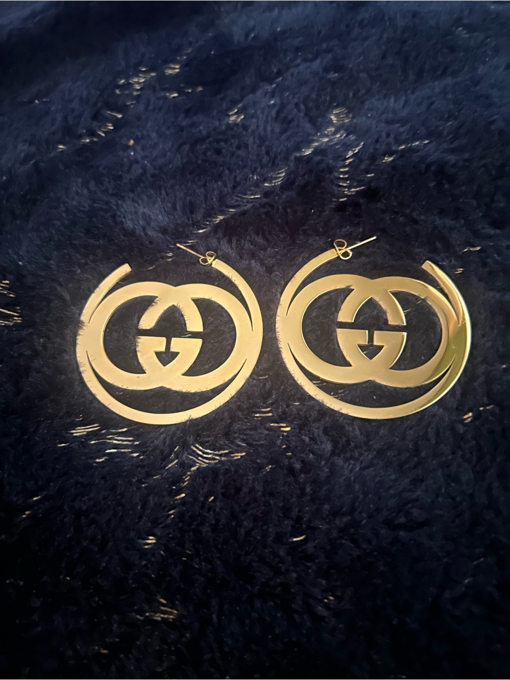 Interlocking GG Gold Hoop Earrings